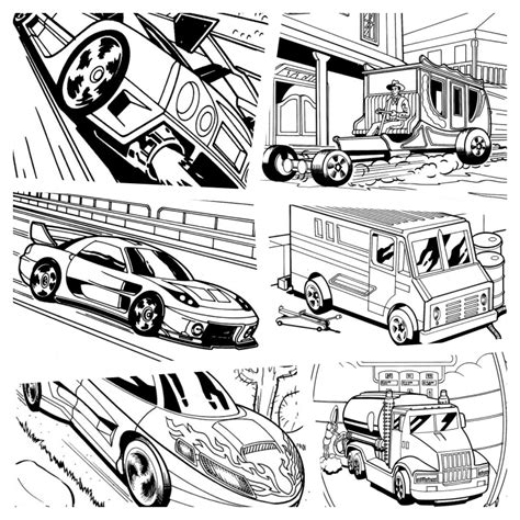 40 Desenhos De Hot Wheels Para Colorir