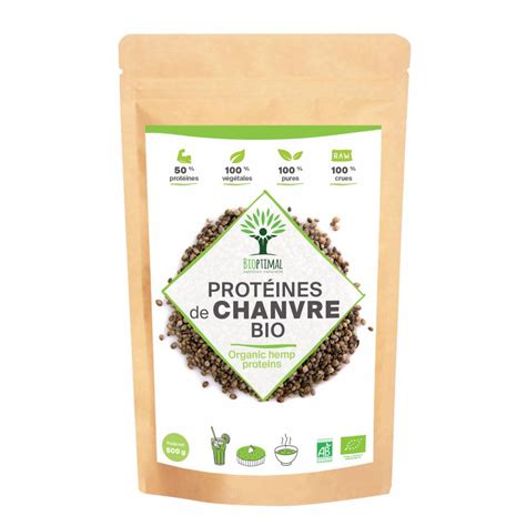 Prot Ine De Chanvre Bio De Prot Ines Poudre De Graine De