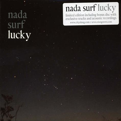 car tula frontal de nada surf lucky portada