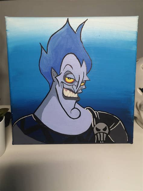 Disney Villains acrylic canvas paintings | Etsy