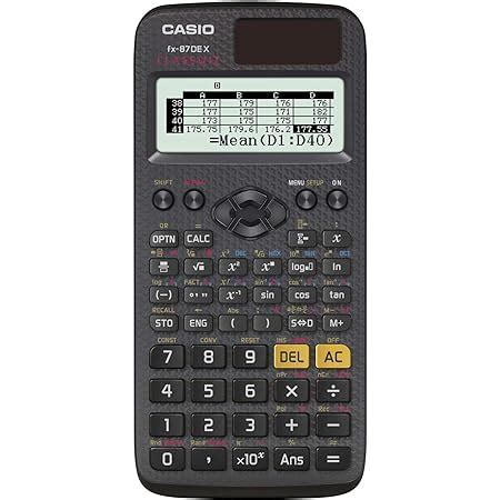 Casio Fx De X Wissenschaftlicher Classwiz Rechner Mit Nat Rlichem