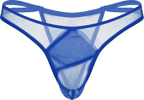 Inhzoy Herren Netz Slip Sexy Tanga Strings T Back Jockstrap Mini Bikini