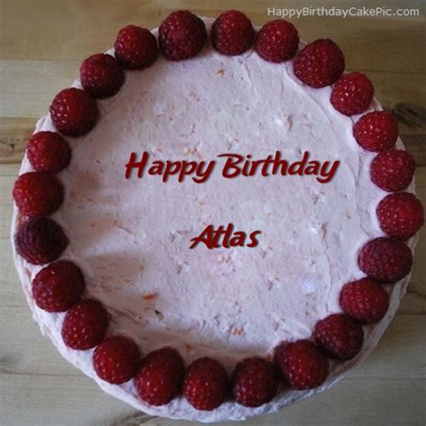 ️ Strawberry Border Birthday Cake For Atlas