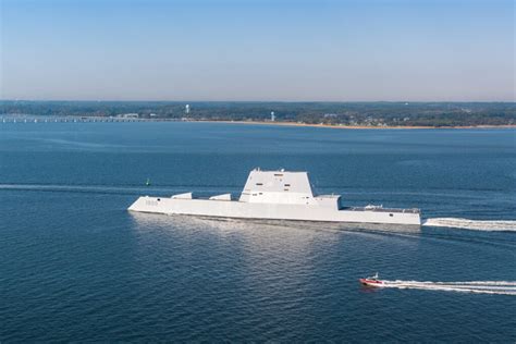 USS Zumwalt Operates With 7th Fleet For The First Time Seapower