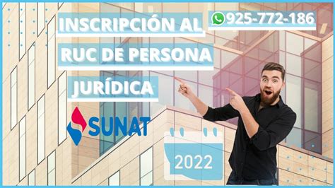 Inscripción al RUC de Persona Jurídica Sunat 2022 Reg especial Mipe