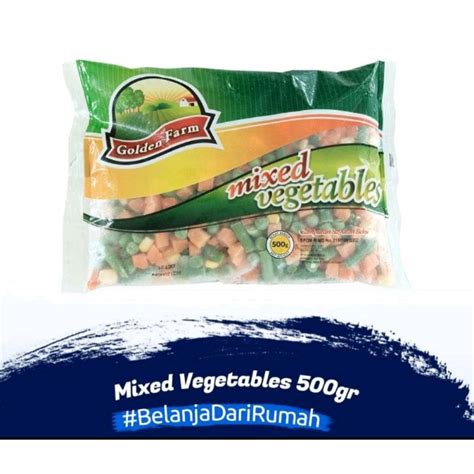 Jual Golden Farm Mixed Vegetable Sayuran Gr Shopee Indonesia