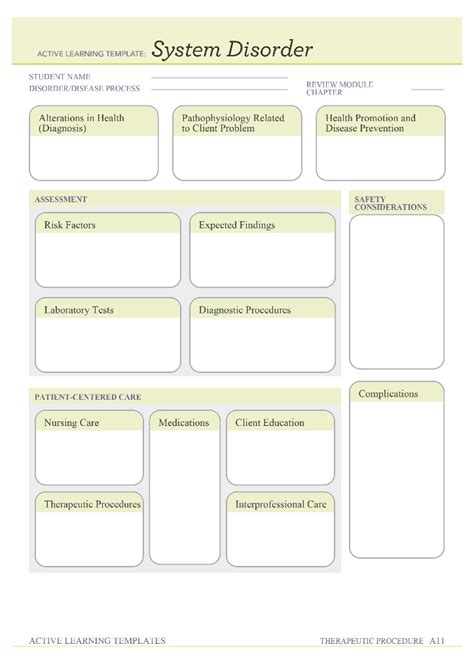 Solved Active Learning Template System Disorder Student