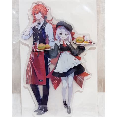 Jual Diluc X Noelle Kfc Series Standee Acrylic Akrilik Shopee Indonesia