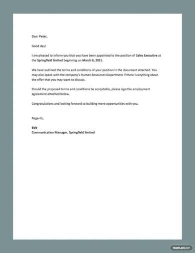 Employee Appointment Letter Templates 12 Word Pdf Format Download Free And Premium Templates