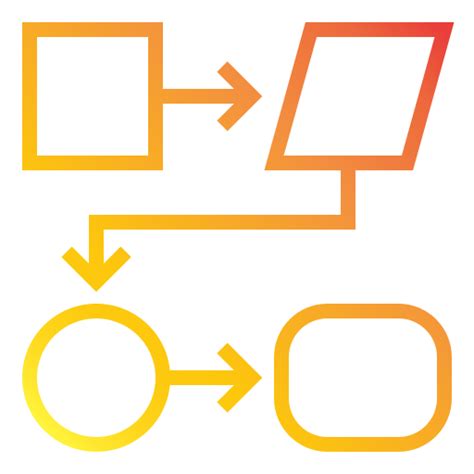 Flowchart Generic Gradient Icon