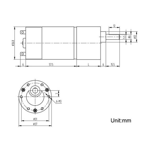 JGB37 550 silnik DC 12V z przekładnią 19 1 770RPM sklep Kamami