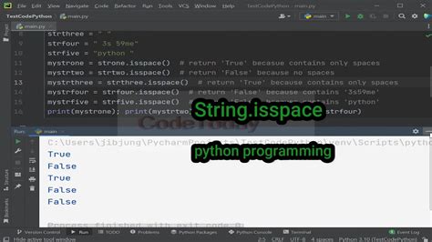 String Isspace In Python การใช้ String Issapce Youtube