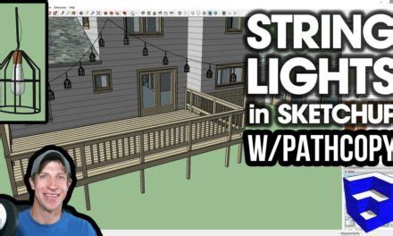 Copy Objects Along Paths In Sketchup With Pathcopy The Sketchup