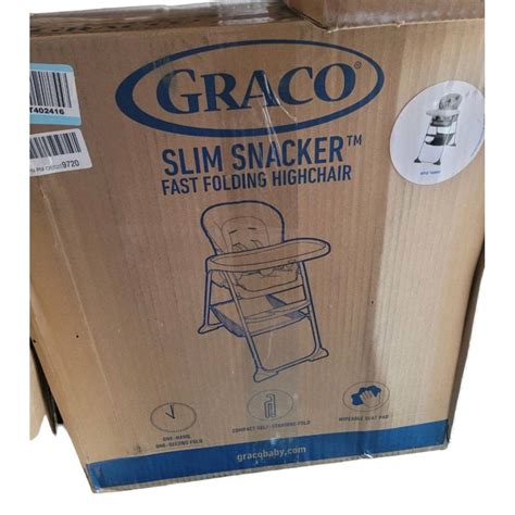 Graco Slim Snacker High Chair, Ultra Compact High Chair, Whisk