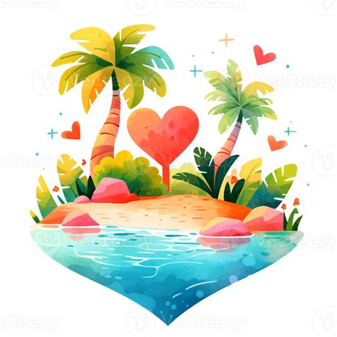 Love Island Clipart Ai Generative 33494329 Png