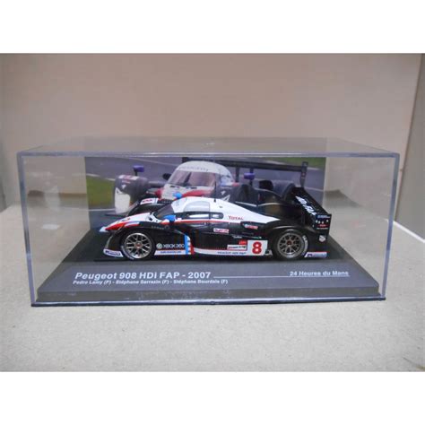 PEUGEOT 908 HDi FAP 2007 24 H LE MANS LAMY SARRAZIN BOURDAIS 1 43