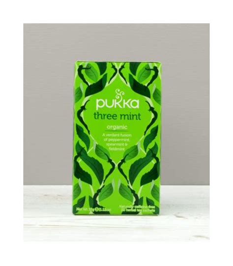 Pukka Organic Three Mint Herbal Tea Bags 20 pack - Global Brand Supplies