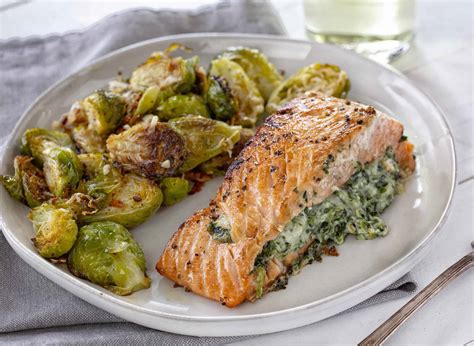 Spinach Stuffed Salmon Video I Am Baker