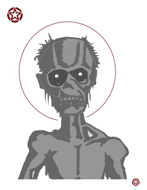 9 Best Images Of Printable Zombie Targets Pdf Zombie Bb Gun Targets