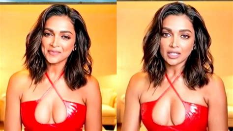 Deepika Padukone Raises The Heat In A Sexy Red Dress At Gehraiyaan