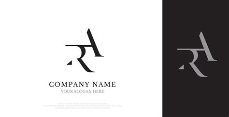 Vector De Dise O Inicial Del Logotipo De Ra Vector Premium