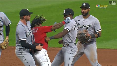 Fight Between Tim Anderson And Jose Ramirez After Brawl Broke Loose At