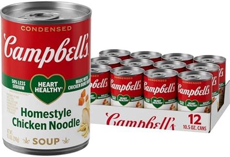 Campbells Condensed Healthy Request Homestyle Chicken Noodle Soup 105 Ounce Can