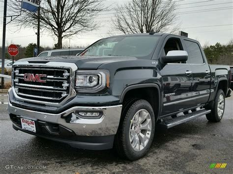 2017 Dark Slate Metallic GMC Sierra 1500 SLT Crew Cab 4WD 117459538