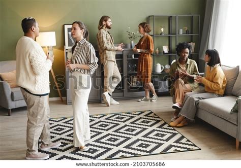 Group Young People Talking Each Other Stock Photo 2103705686 | Shutterstock