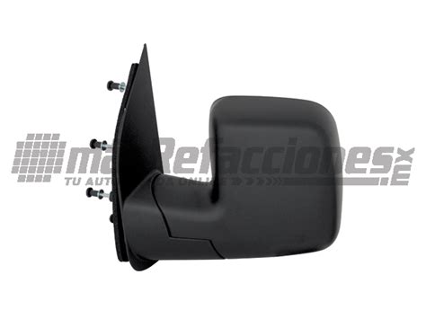 Espejo Manual Doble Luna Negro Ford Econoline Izquierdo Mr