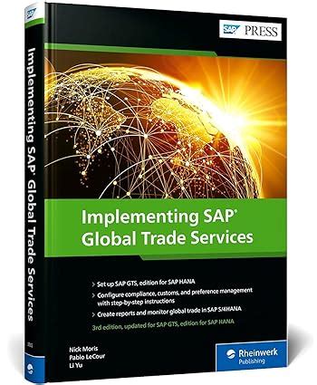 Implementing Sap Global Trade Services Edition For Sap Hana Sap Gts