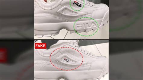 Fake Vs Real Fila Disruptor 2 Sneakers YouTube