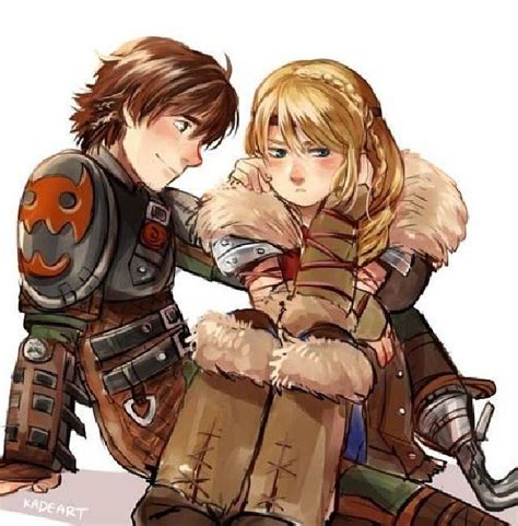 Hiccup And Astrid Fan Art How To Train Your Dragon