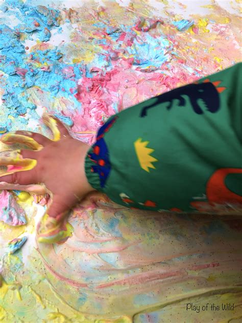 Shaving Foam Sensory Play Ideas Play Of The Wild