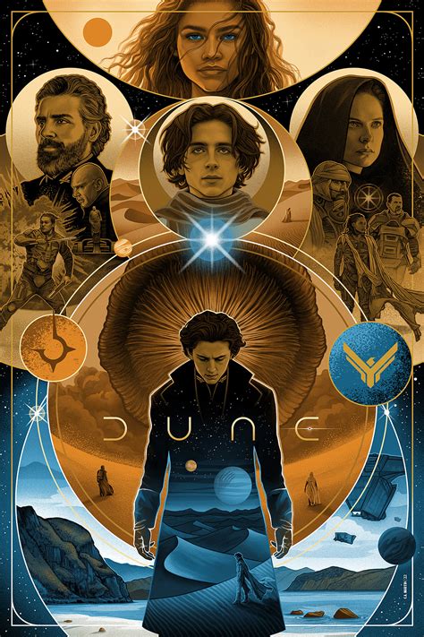 DUNE - Illustrated Movie Poster by C.A. Martin on Dribbble