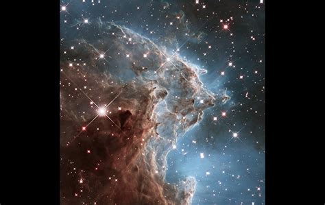 Infra Merah Monkey Head Nebula Teleskop Angkasa Lepas Hubble Foto