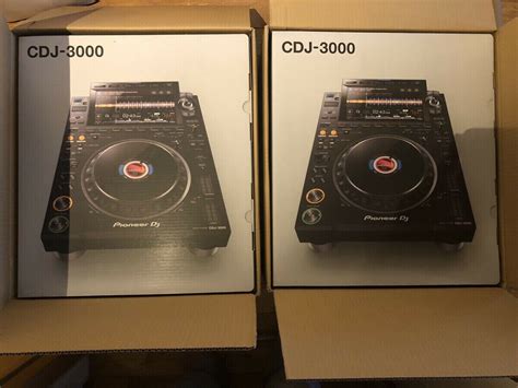 Pioneer DJ CDJ 3000 2 Pair DJM V10 DJ Controller Mixer Set 100V IN