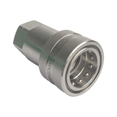 Iso A Hydraulic Quick Coupling Stainless Steel Aisi316 Socket 3 4 Npt 2320 Psi Luneot