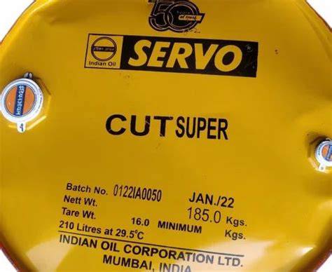 Servo Cut S Water Soluble Cutting Oil Servo Cut Super Unit Pack Size