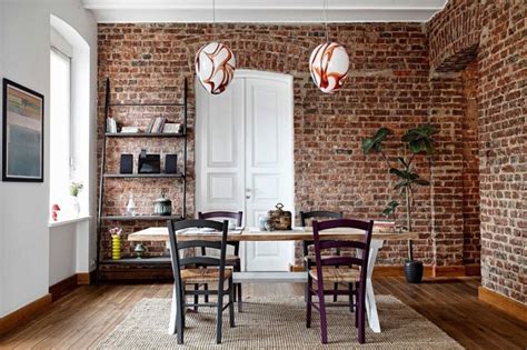 50 Bold And Inventive Dining Rooms With Brick Walls Decoist