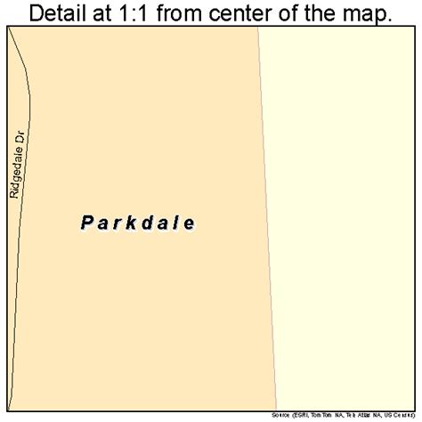 Parkdale Missouri Street Map 2956226