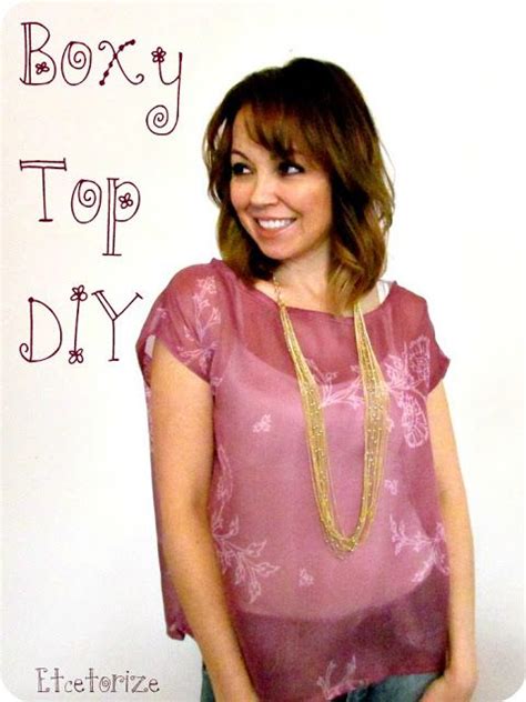 Super EZ Boxy Top Even Beginner Sewers Can Make This Boxy Top Diy