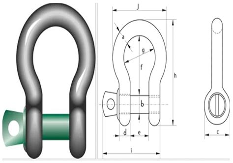 Green Screw Pin Bow Shackle C And C Lifting Ltd