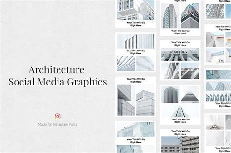 Architecture Instagram Posts | Instagram posts, Instagram template ...