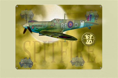 Spitfire Tin Sign Ga