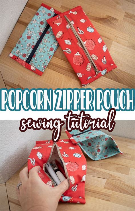 Expandable Popcorn Zipper Pouch Tutorial Life Sew Savory