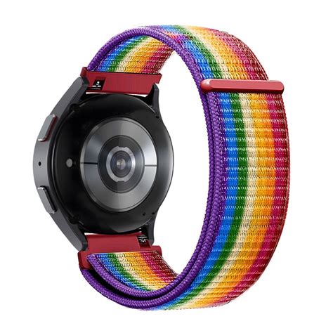 Withings Steel Hr Mm Nylon Loop Armband Regenbogen