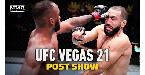 Video UFC Vegas 21 Post Fight Show MMA Fighting