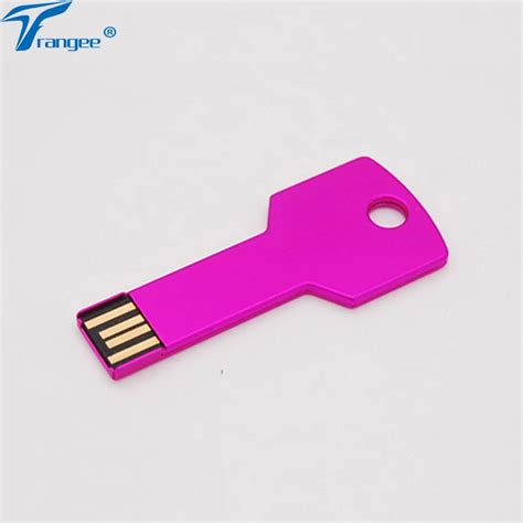 Trangee Pink Usb Flash Drive Gb Gb Metal Key Pendrive Gb Gb