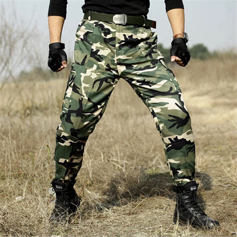 Buy Tactical Pants Military Camouflage Hunter Swat Trousers Army Combat Cs